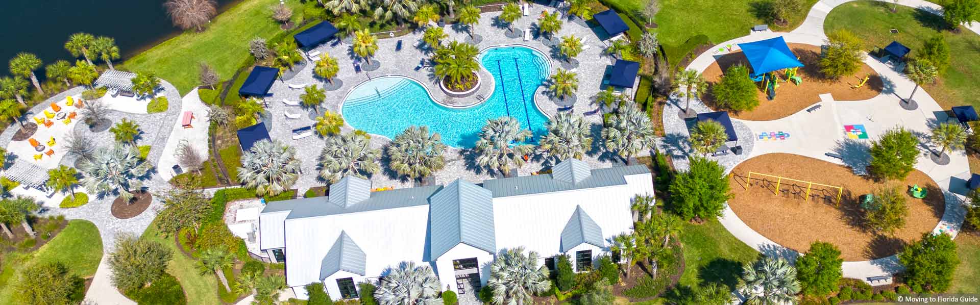 Resort-style pool and amenities at North River Ranch Parrish Florida