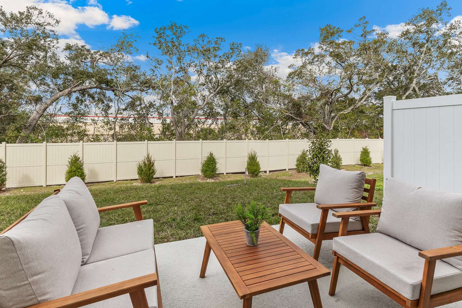 Spacious lanai with pool views at an Ellenton area home
