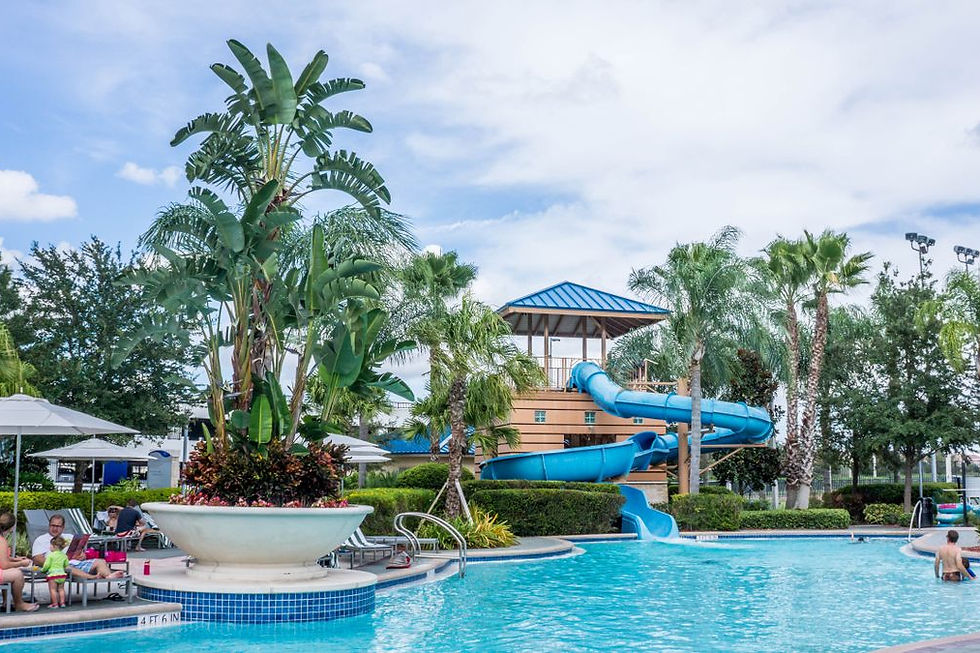 Community pool and recreation area at a Lakewood Ranch neighborhood