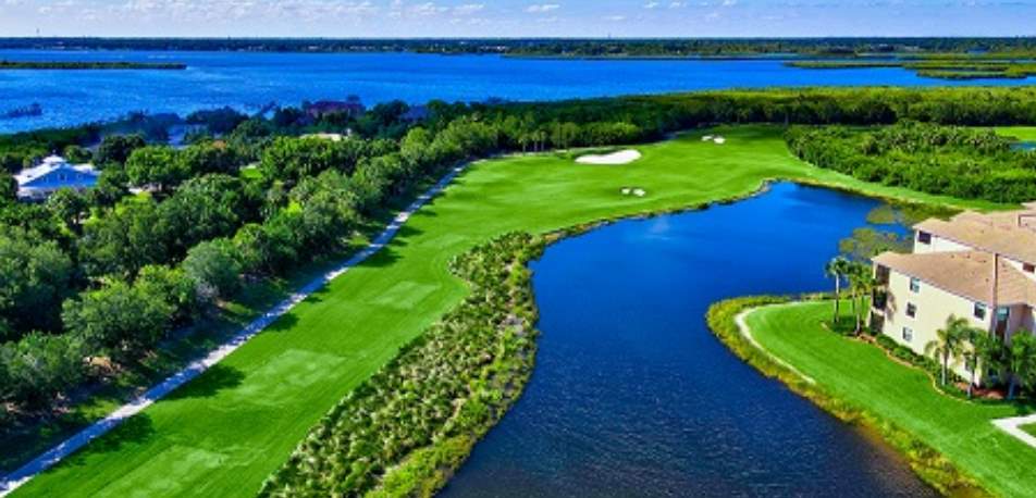 River Strand Golf and Country Club gated entrance in Bradenton Florida