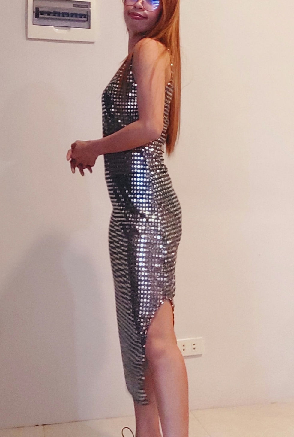 Thumbnail: Black Silver dots Dress! 
