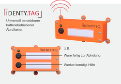 IDENTY.TAG mit Hintergrund und Text