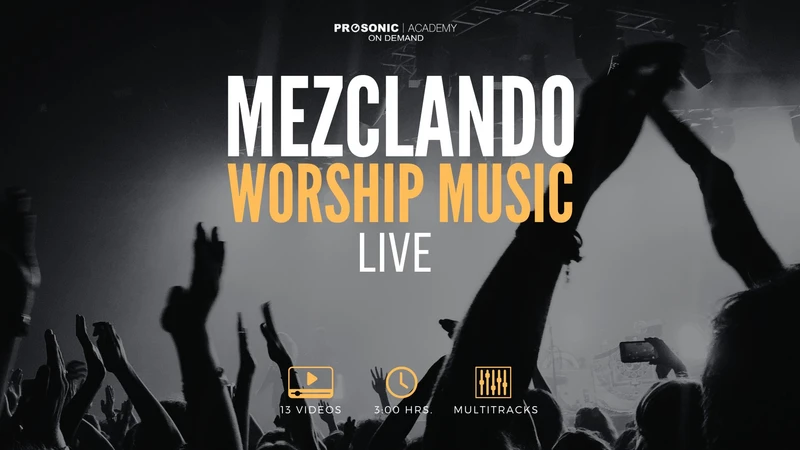 Mezclando música worship en vivo