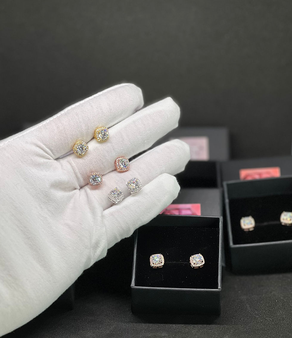 Thumbnail: Cushion Cut Earrings