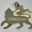 Thumbnail: Back of Rastafari Lion Of Judah Pendant