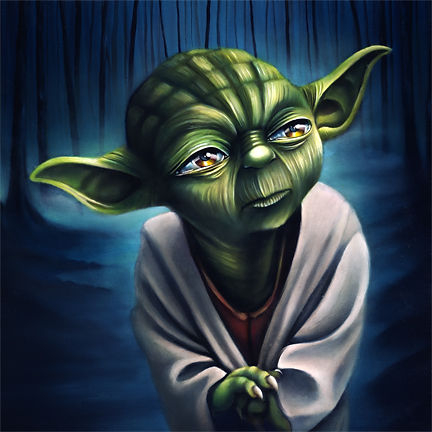 Master Yoda looking thoughtful