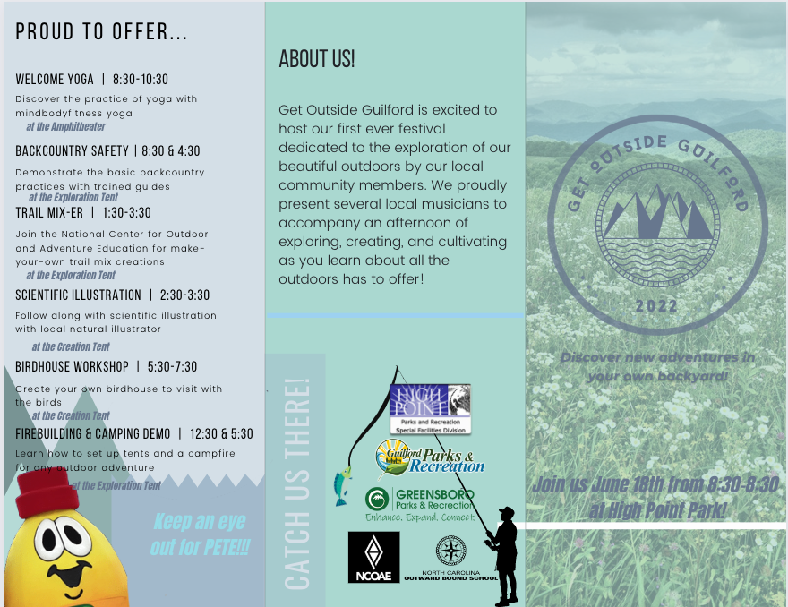 Get Outside Guilford Brochure