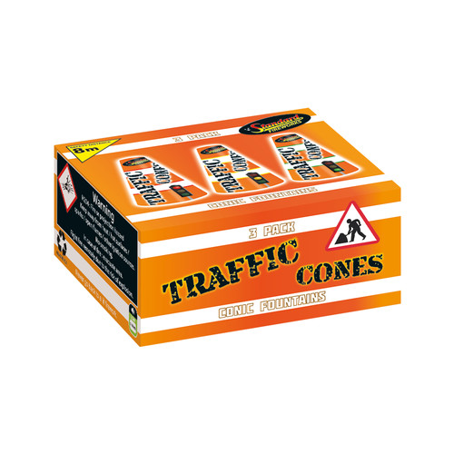 Traffic Cones EXCITING Fireworks