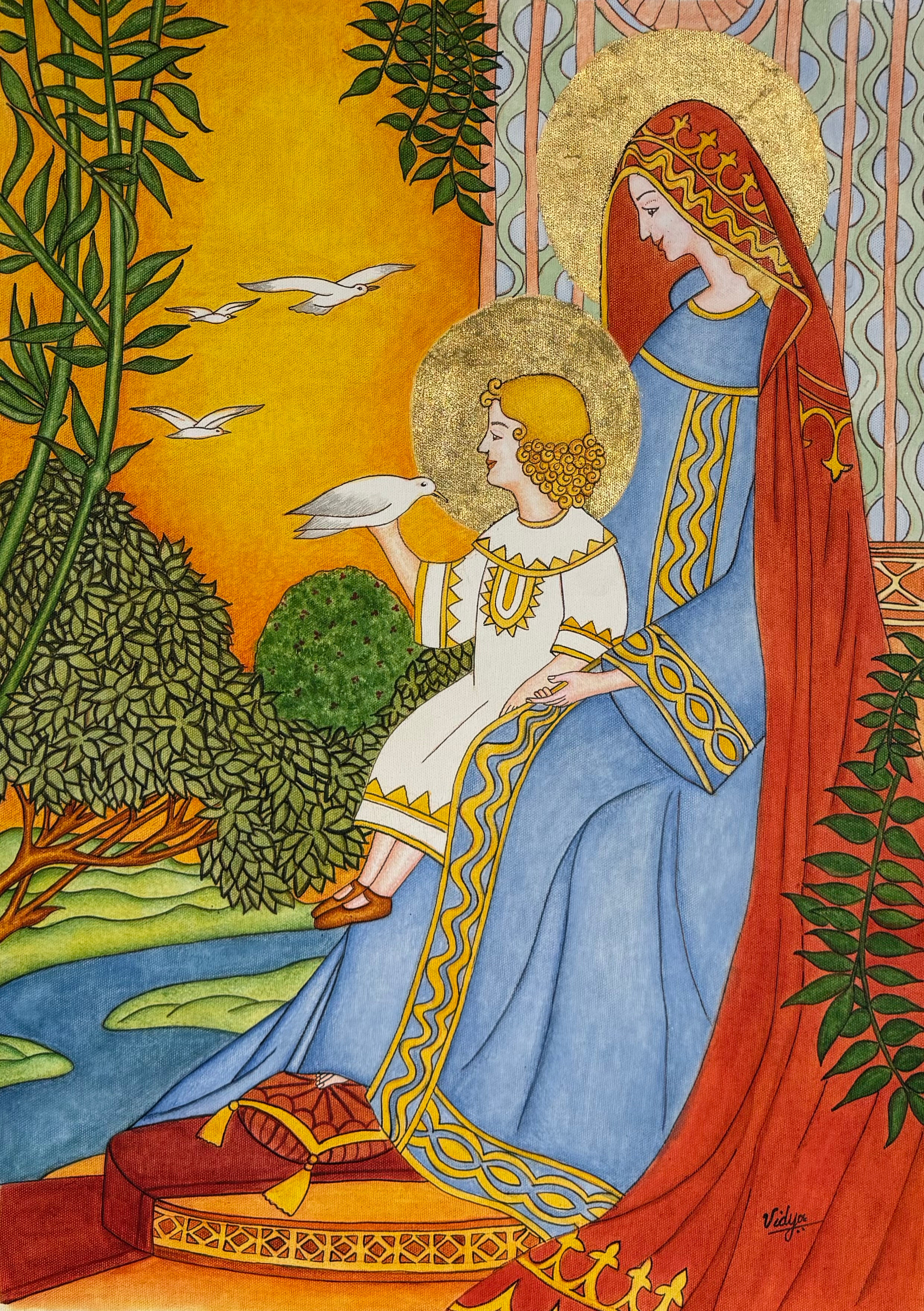 Mother Mary with Child Jesus
