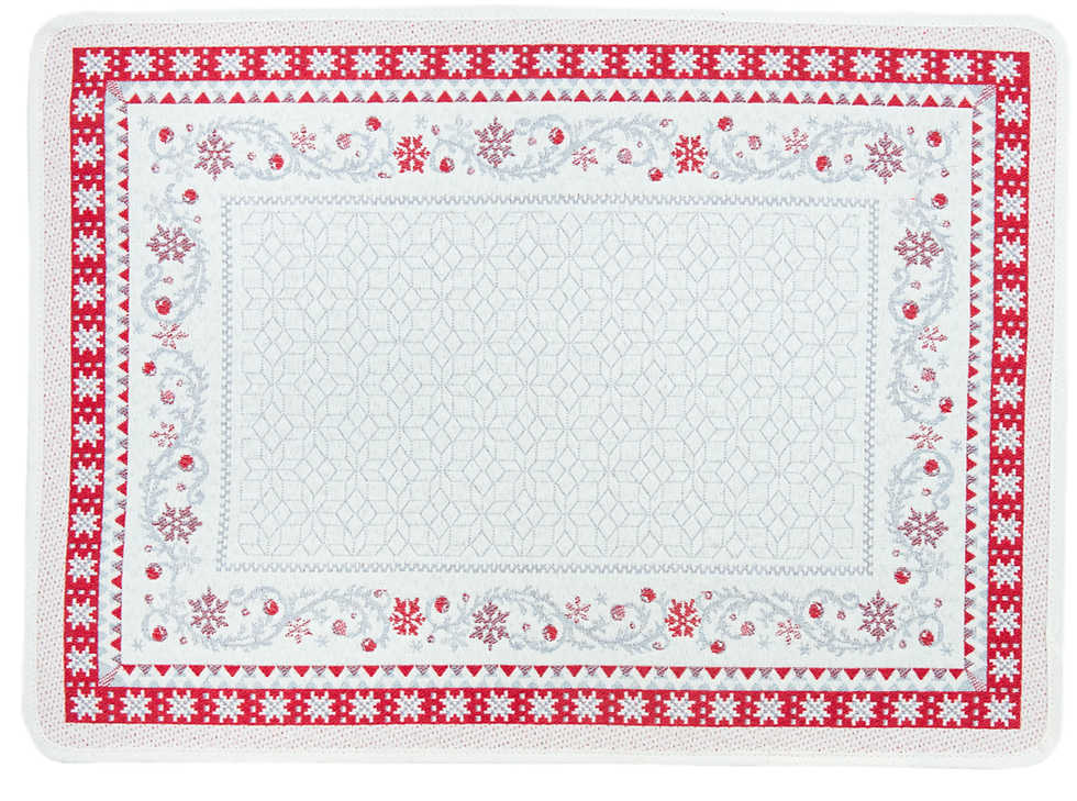 Thumbnail: Tissus Toselli Minuit Tapestry Weave Placemat