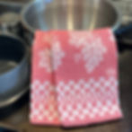 Italian Jacquard Red Grape Tea Towel