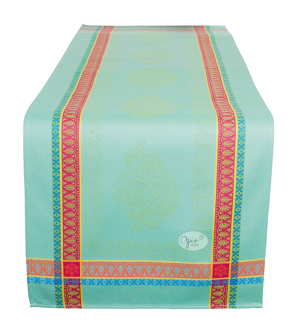 Thumbnail: Cassis Turquoise Table Runner