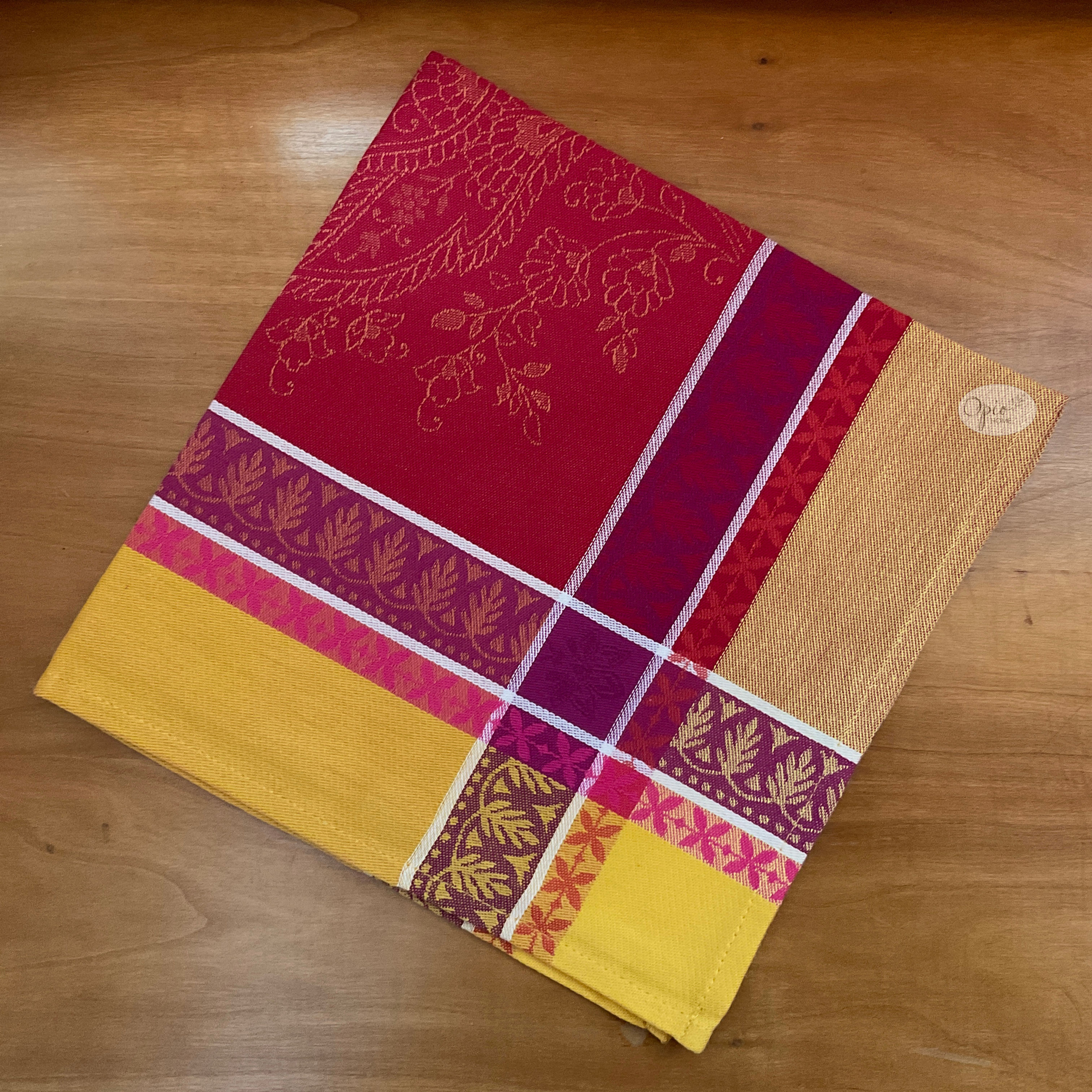 Tissus Toselli Cassis Red Napkin