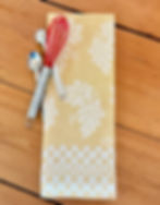 Italian Jacquard Yellow Grapes Tea Towel