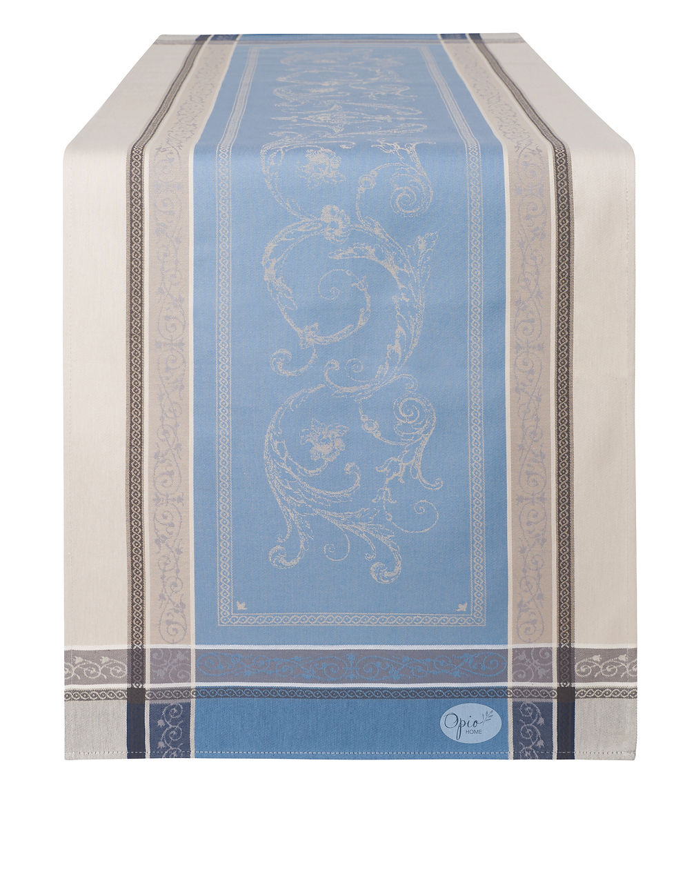Thumbnail: Versaille Ecru/Blue Table Runner