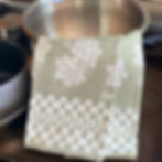 Italian Jacquard Green Grape Tea Towel