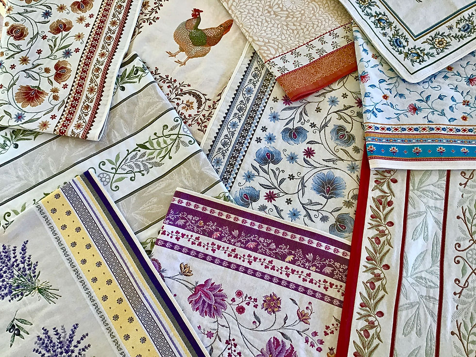 French tapestry weave runners