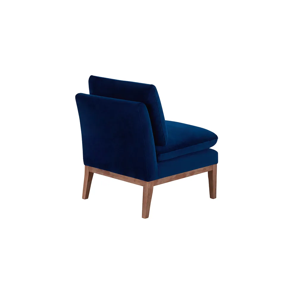 Armless Accent Chair Navy Not Only SofasNot Only Sofas