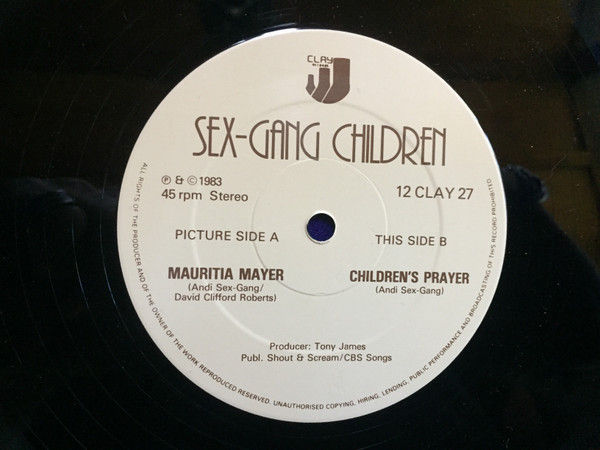 Thumbnail: Rock - Rock & Roll, Goth Rock - Sex Gang Children - Mauritia Mayer / Children's 