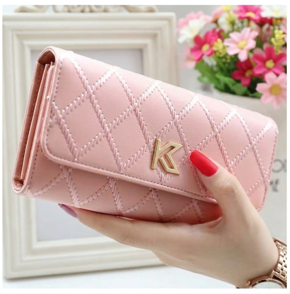 Plaid Luxe Long Wallet – Women's PU Leather Purse
