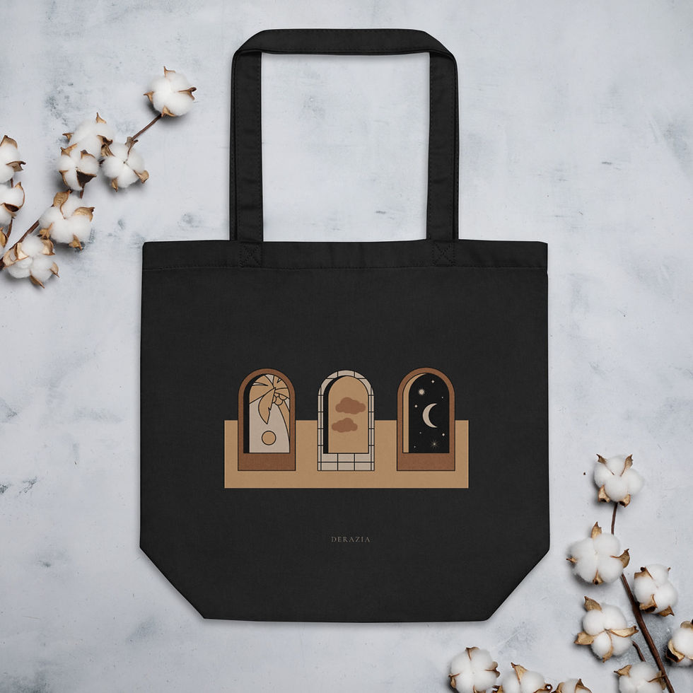 Thumbnail: Arches ~ Black Eco Tote Bag