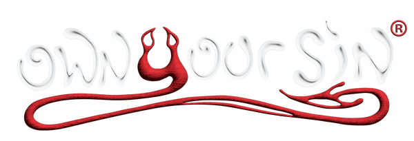 own your sin trademark logo for t-shirt designs for sinners, funny t-shirt designs around the seven deadly sins