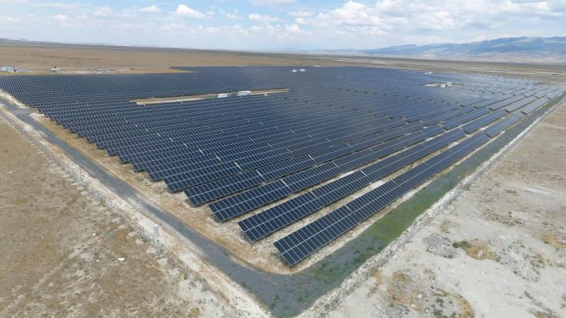 Kalyon Karapınar Solar Power Plant in Konya, covering an area equivalent to 2,600 football pitches / Photo: AA