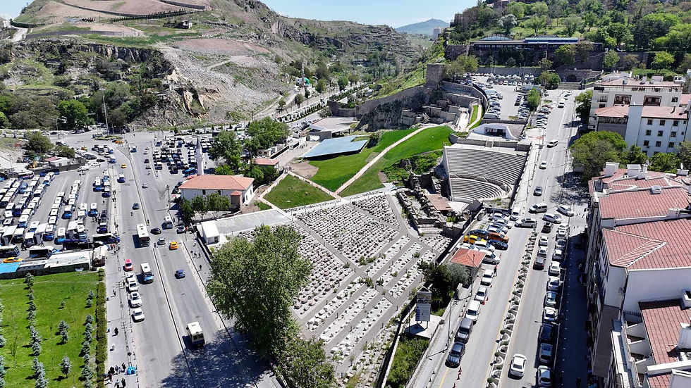 The Archeopark, where archaeological excavations and restorations have been ongoing for years, is scheduled to be completed in 2025./ Photo: Ankara Metropolitan Municipality