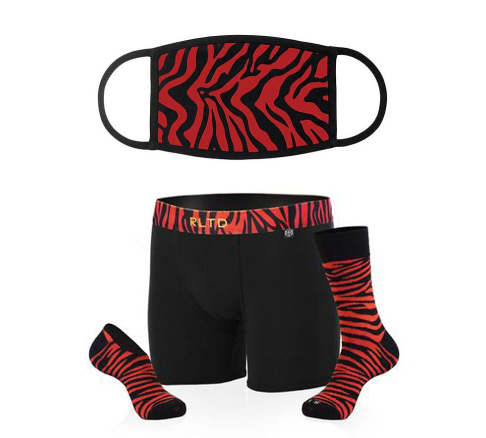 Thumbnail: Zebra Mask & Underwear/Sock Bundle
