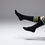 Miniatura: Women's Shiny Dark Stripe Knee High Socks Set