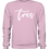 Thumbnail: Sweatshirt - "Tres" Original White