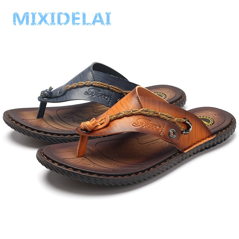 Thumbnail: MIXIDELAI Men Sandals Summer Shoes