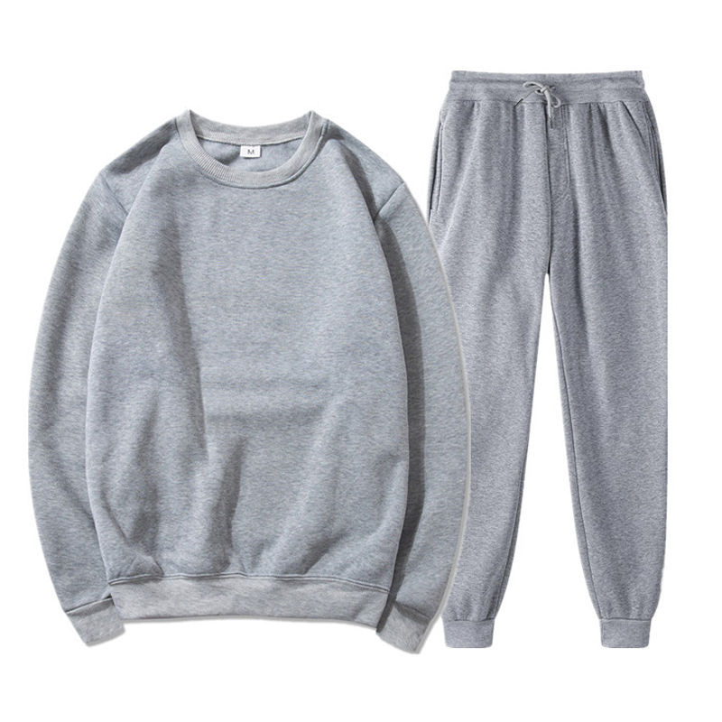 Thumbnail: Plain Mens Sweat Suits Custom Tracksuit