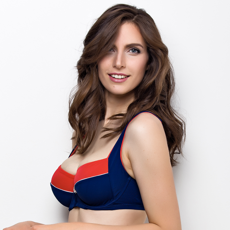 Thumbnail: Plus Size Bikini Top Lauma Swim Regatta