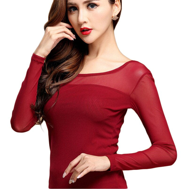 Thumbnail: Womens Blouse Shirt Black White Sexy