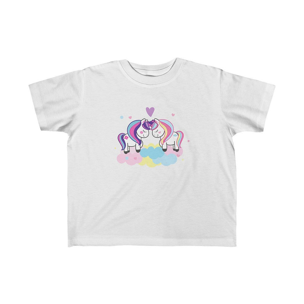 Best Friends Unicorn Girls Tee