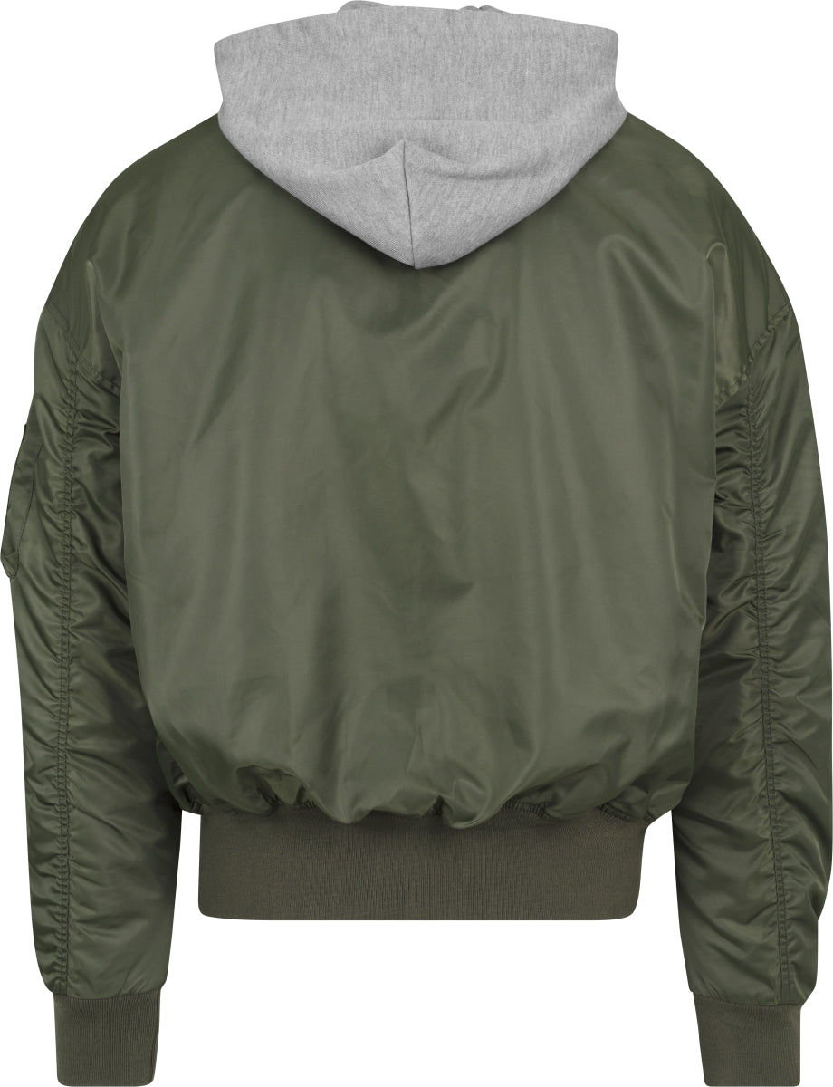 Thumbnail: Bomber Jacket Hooded Oversize