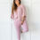Thumbnail: Lazy Weekend French Terry Top- Pink