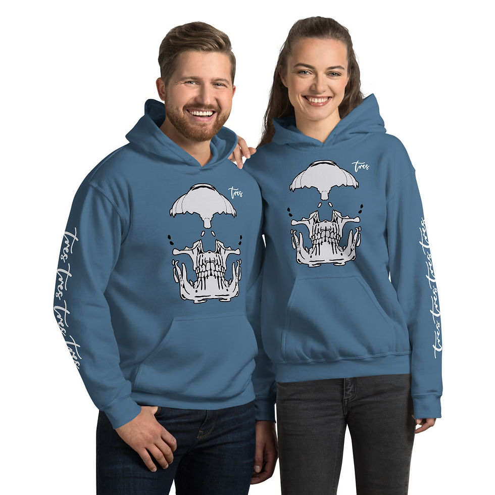 Thumbnail: Totenkopf Tres - Unisex Hoodie