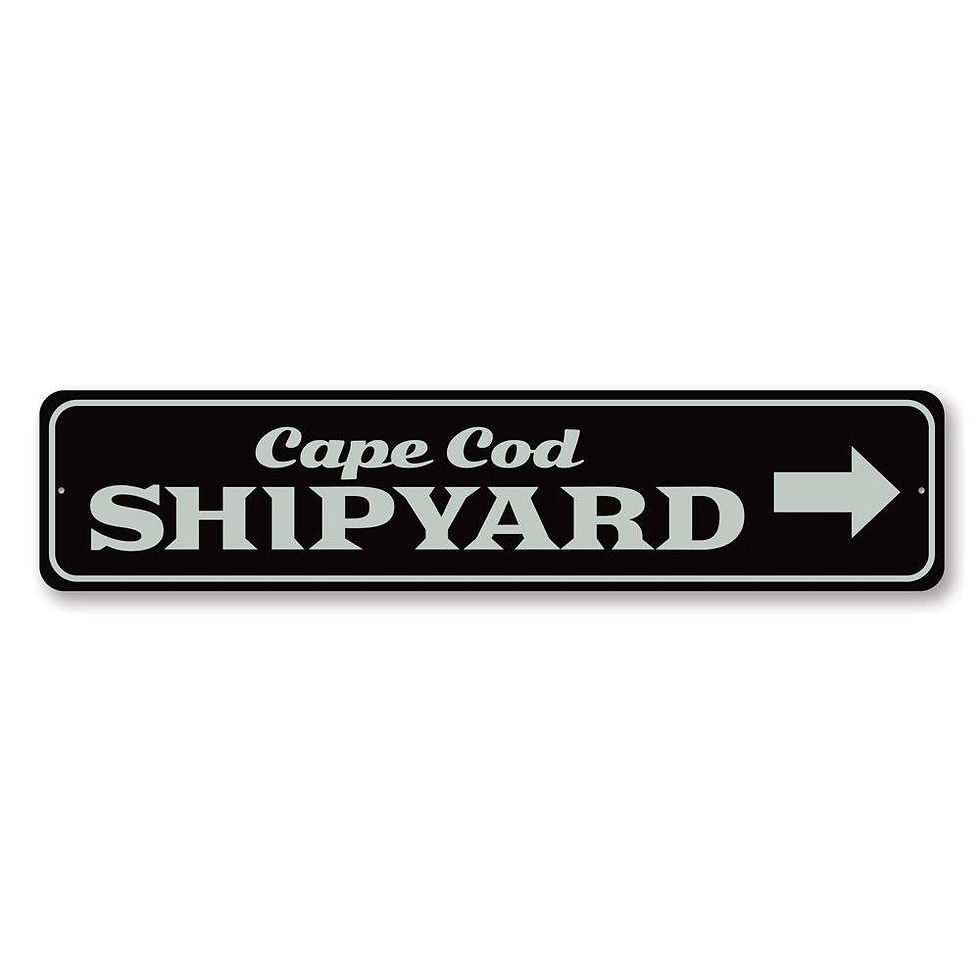 Thumbnail: Cape Cod Shipyard Sign