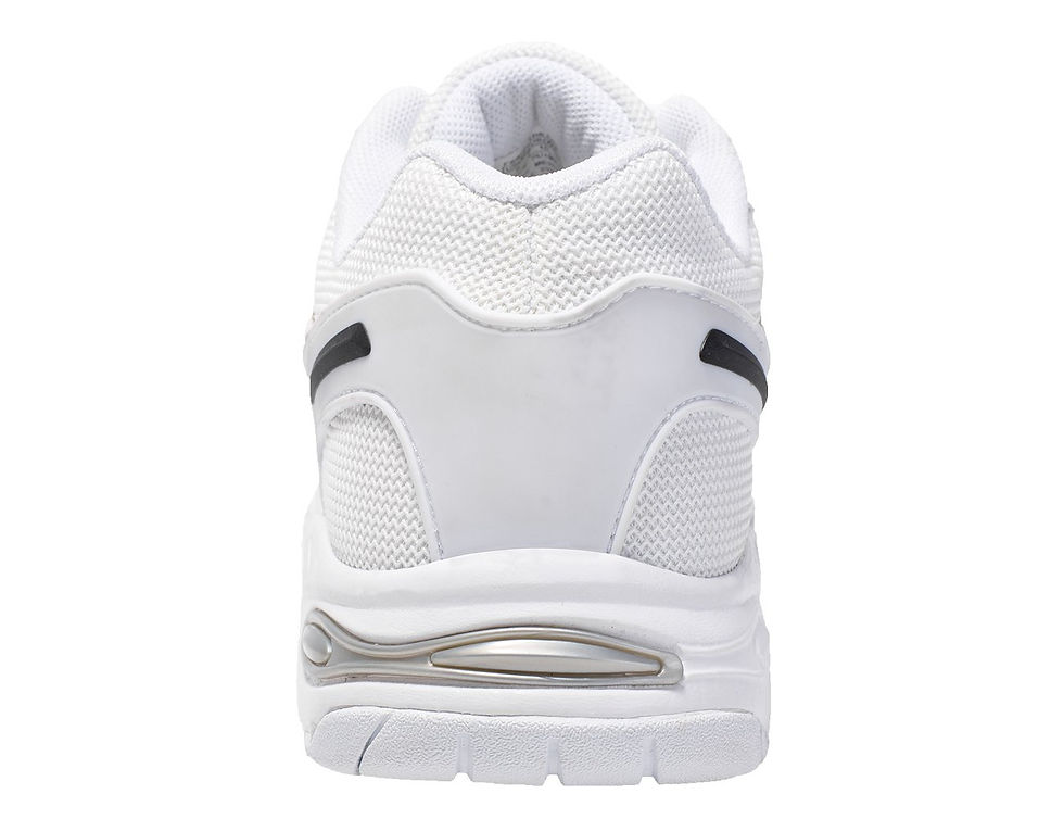 Thumbnail: Fear0 NJ Men's High Arch Aggressive Firm Support Orthopedic White Walking Shoes