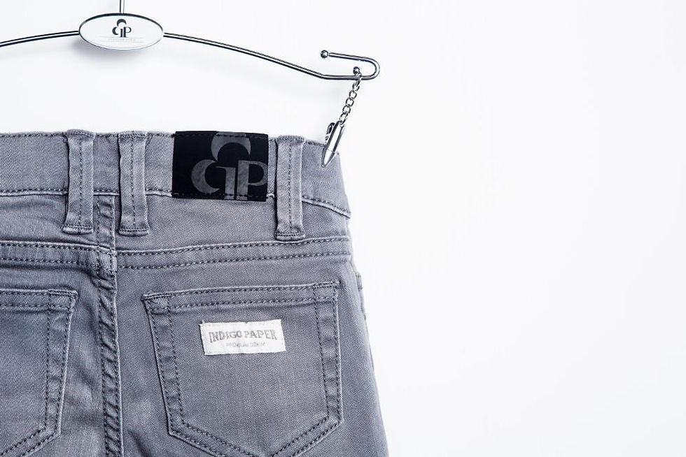 Thumbnail: Biker Grey Jeans