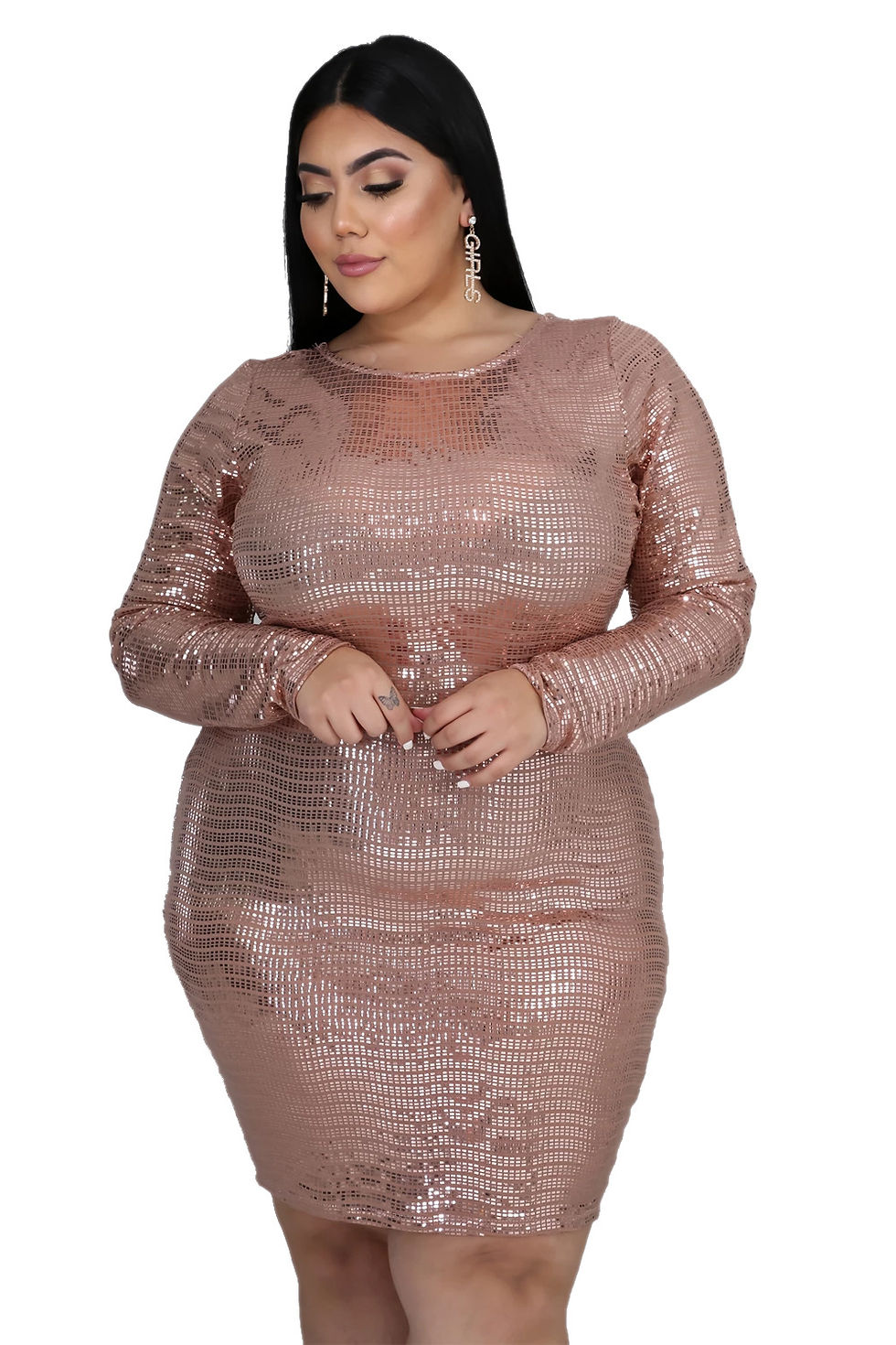 Thumbnail: QJ5265 Sexy Plus Size Evening Dresses Woman Dresses Fashionable Dress for Fat
