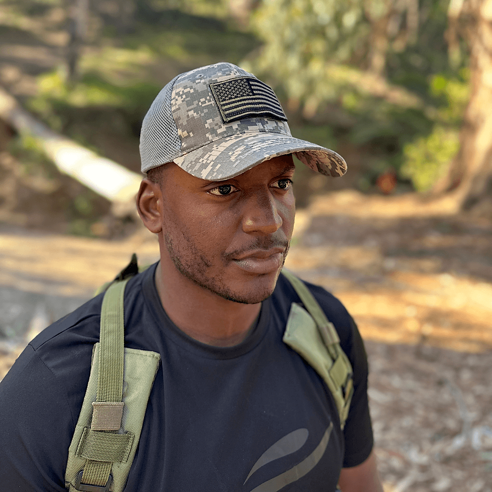 Miniatura: Tactical-Style Patch Hat With Adjustable Strap