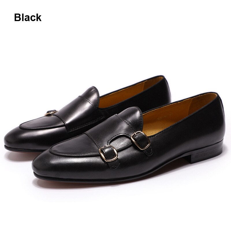 Thumbnail: Genuine Leather Mens Loafers Handmade