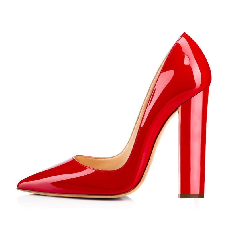 Thumbnail: Pumps Women Pointed Toe Block Classic 12CM