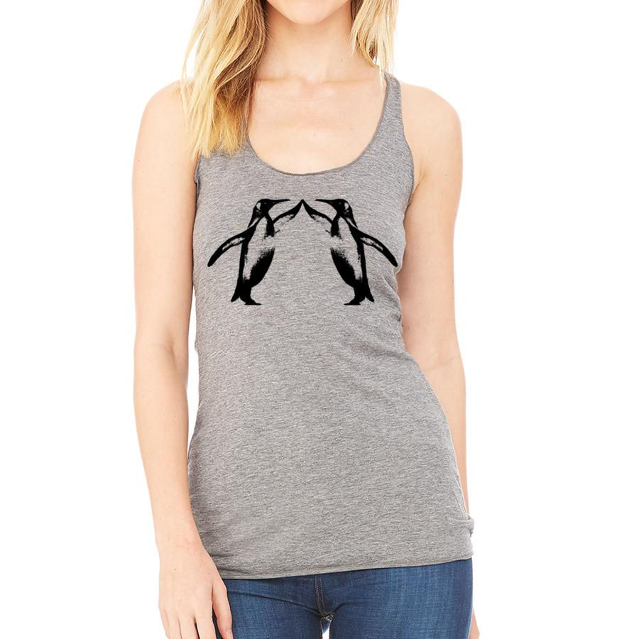 Thumbnail: Penguin high five racerback