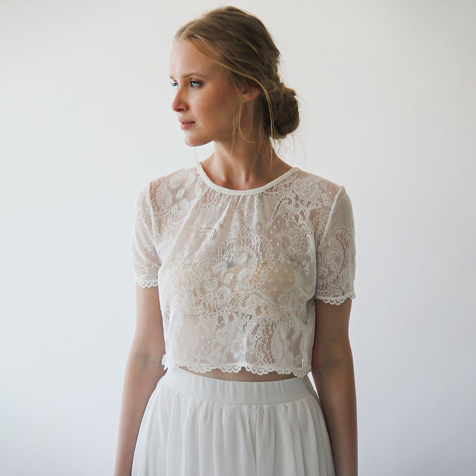 Thumbnail: Romantic Style Lace  Top  #2055