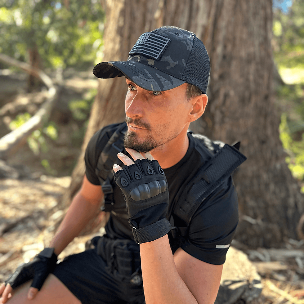 Thumbnail: Tactical-Style Patch Hat With Adjustable Strap