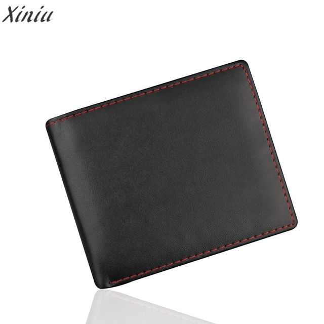 Fashion Wallet Men Bifold Business pu Leather